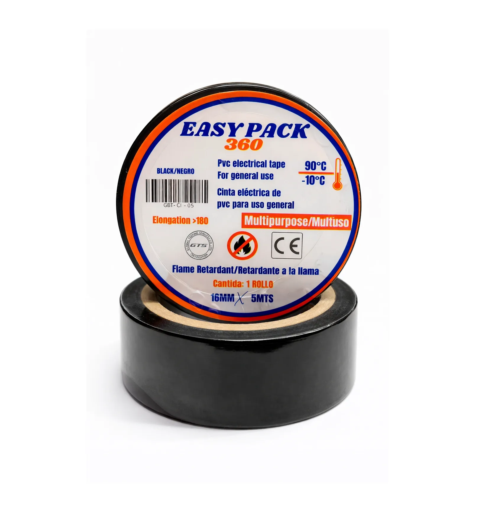 CINTA AISLANTE NEGRA 18MM X 5M - ECO