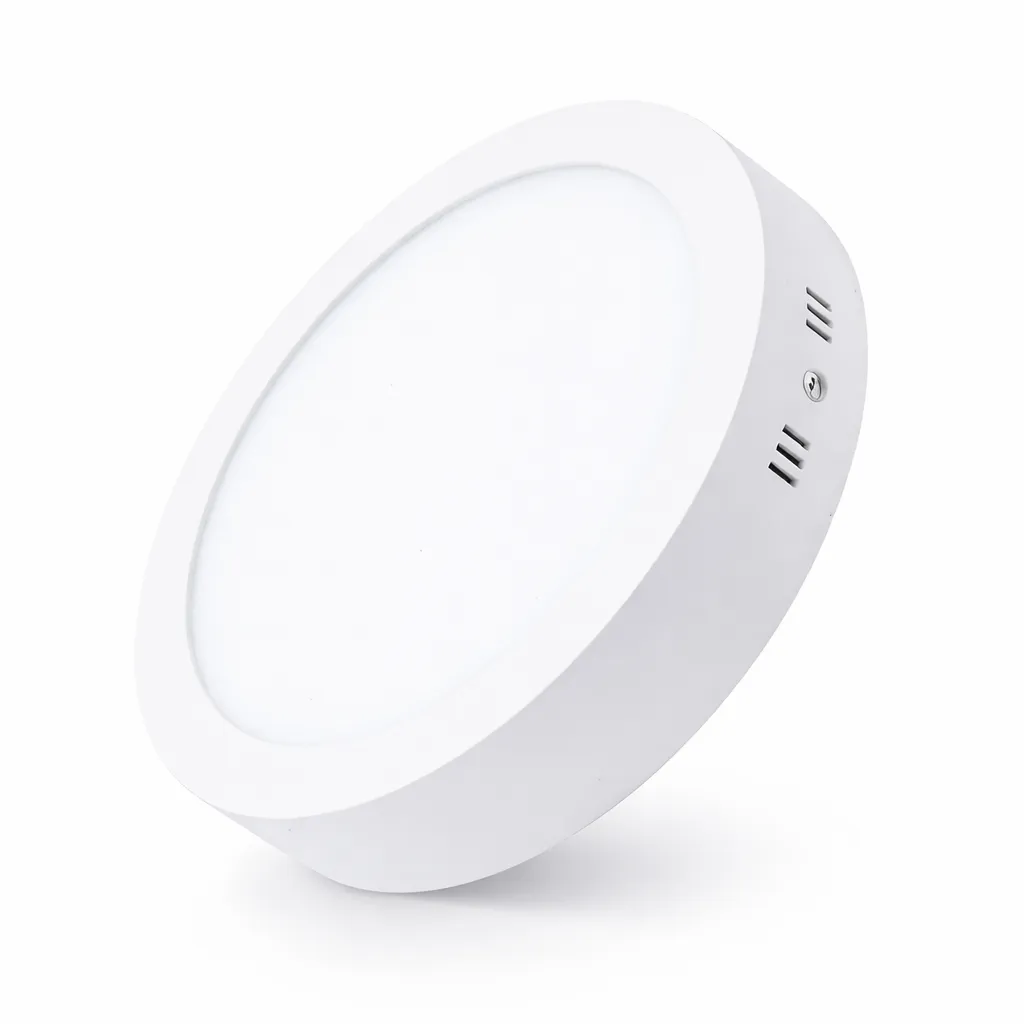 PANEL LED REDONDO SOBREPONER BLANCO 18W
