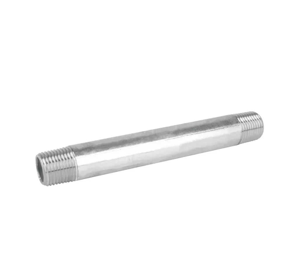 NIPLE GALVANIZADO DE 1/2 X 5"