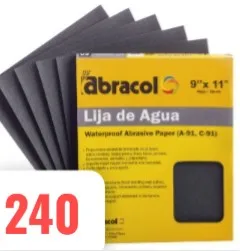 LIJA DE AGUA GRANO 240 - ABRACOL