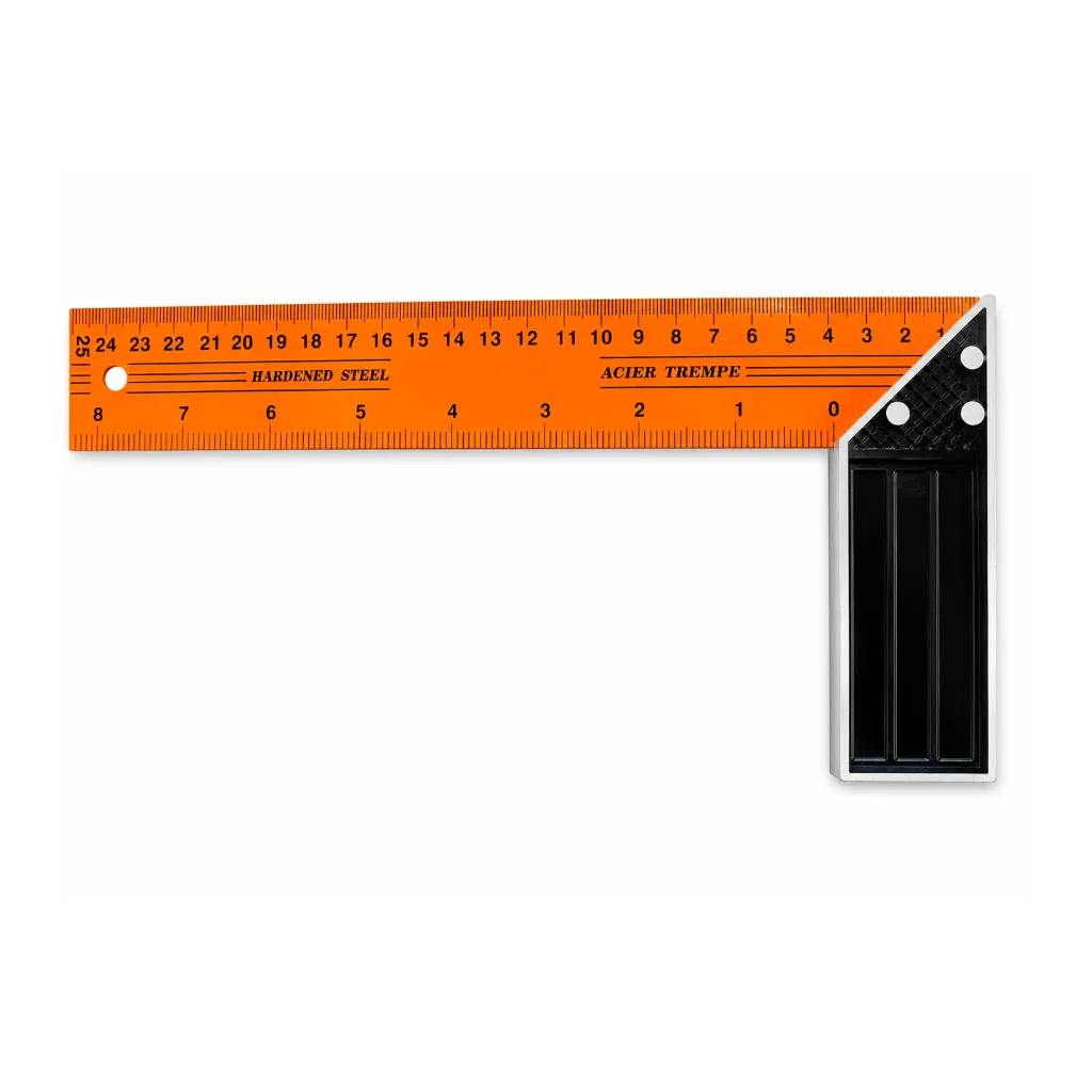 ESCUADRA METALICA NARANJA 10" - ECO