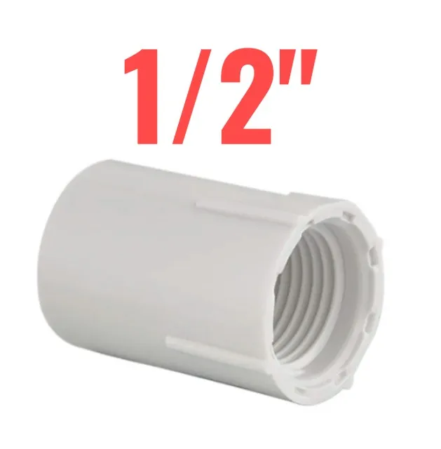 ADAPTADOR PRESION PVC HEMBRA 1/2" 
