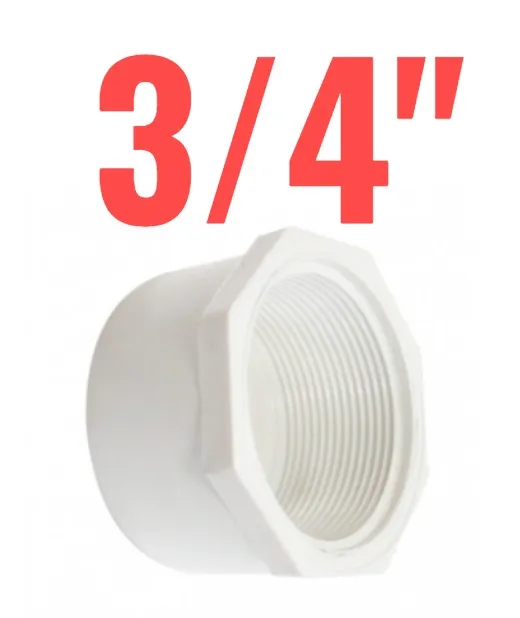 TAPON PRESION PVC ROSCA 3/4"