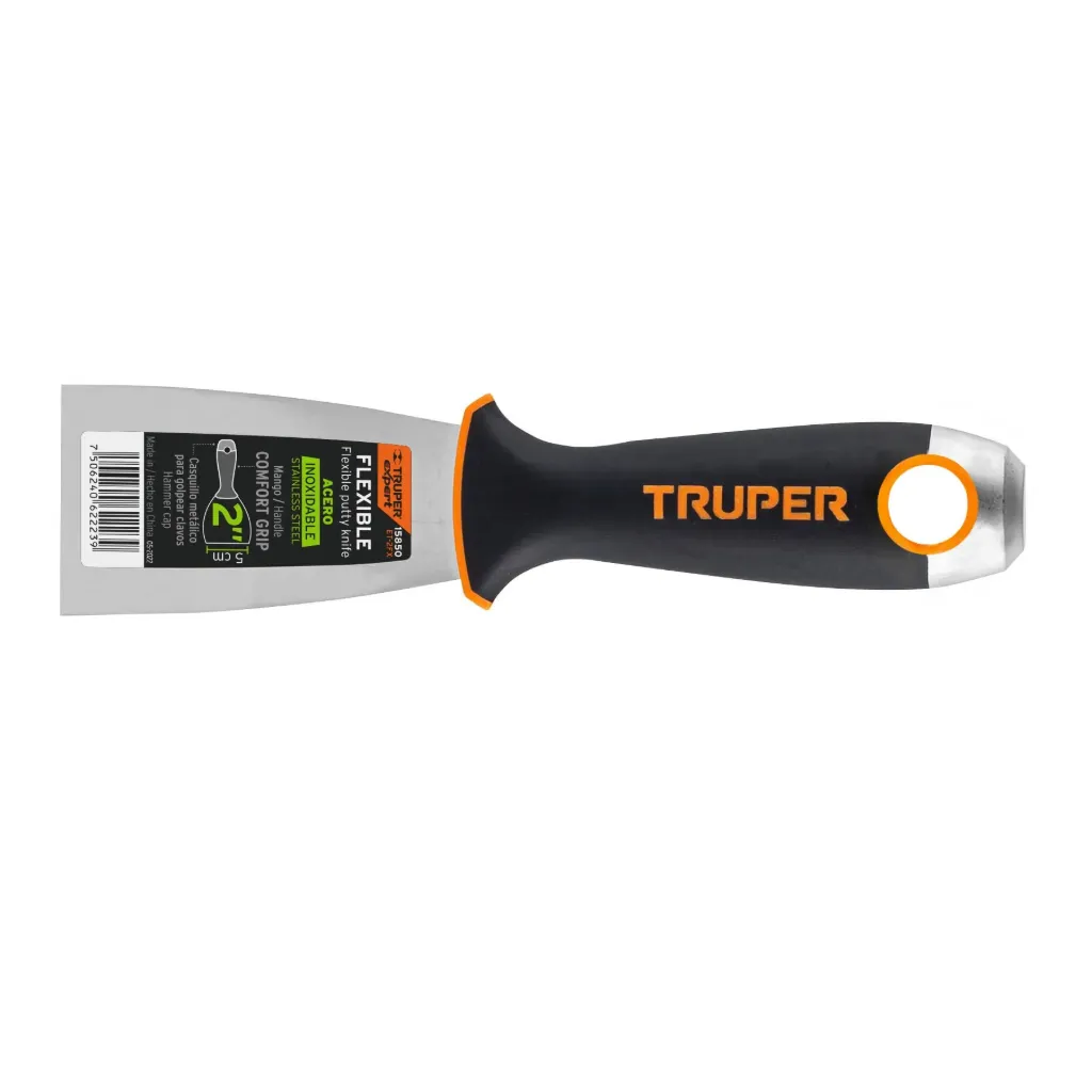 ESPATULA METAL 2" ACERO INOX. - TRUPER EXPERT