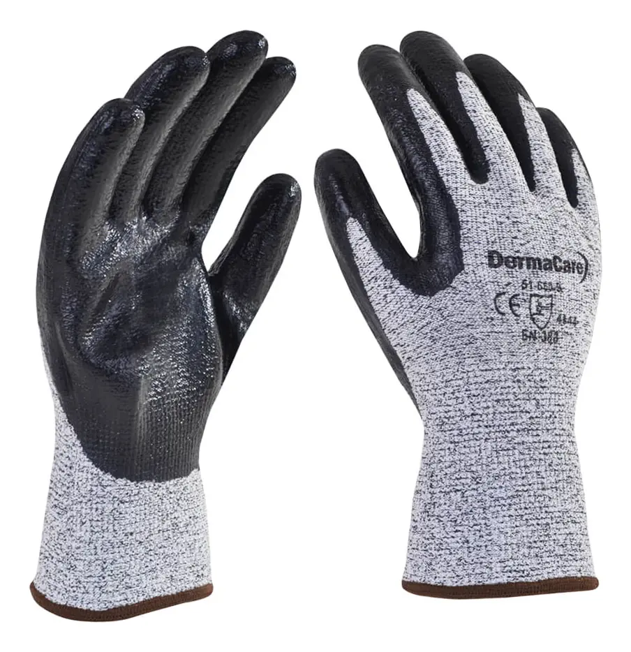 GUANTES ANTI CORTE GRIS