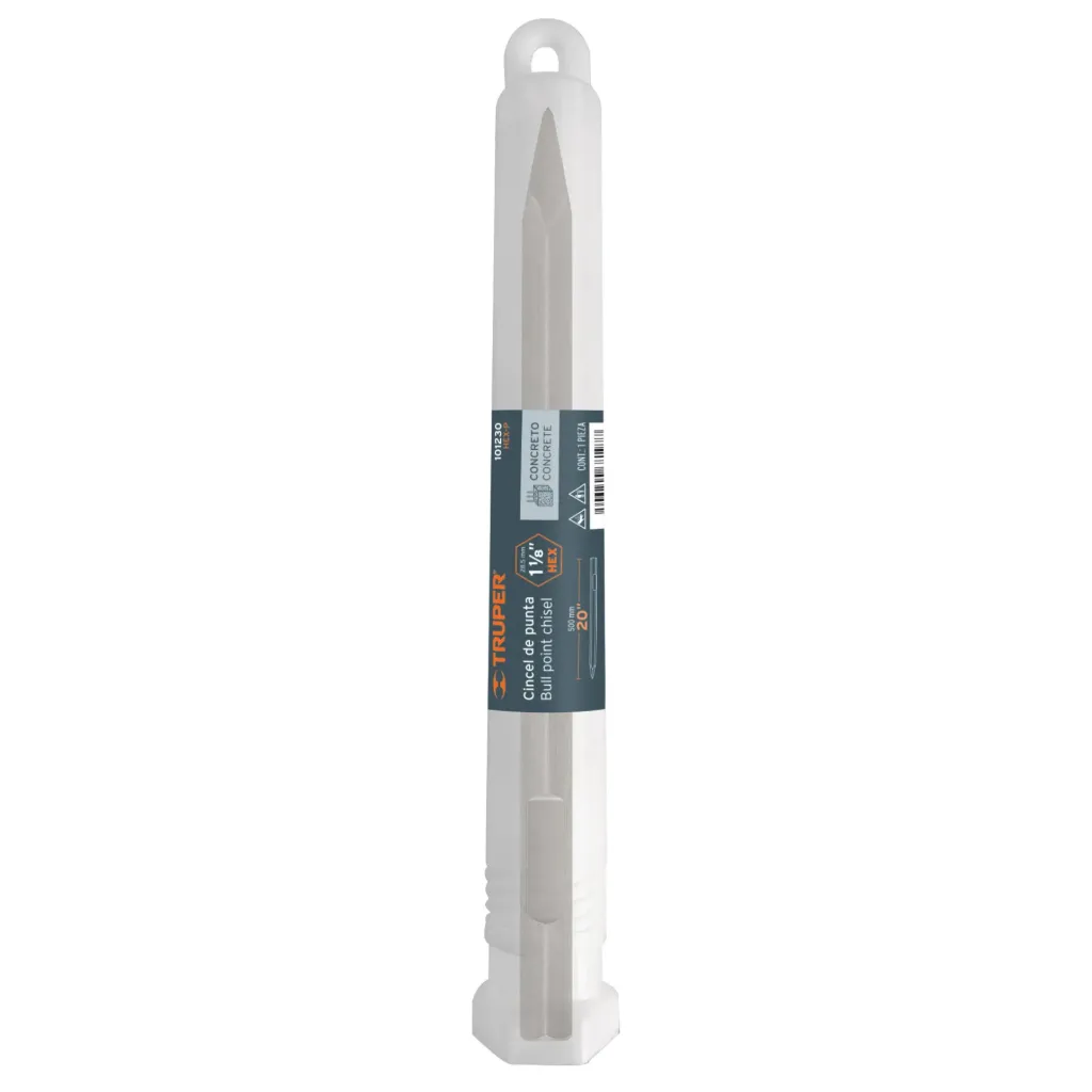 CINCEL PUNTA ZANCO HEXAGONAL DE 20" - TRUPER