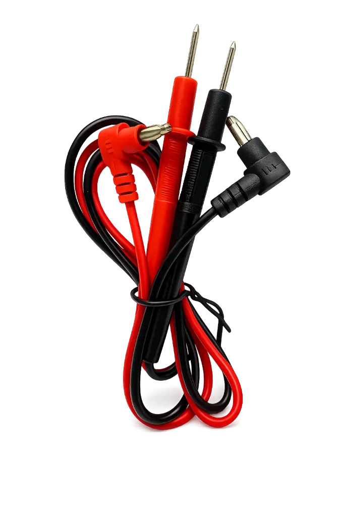 CABLE PARA MULTIMETRO 1,000V - 10A ROJO Y NEGRO