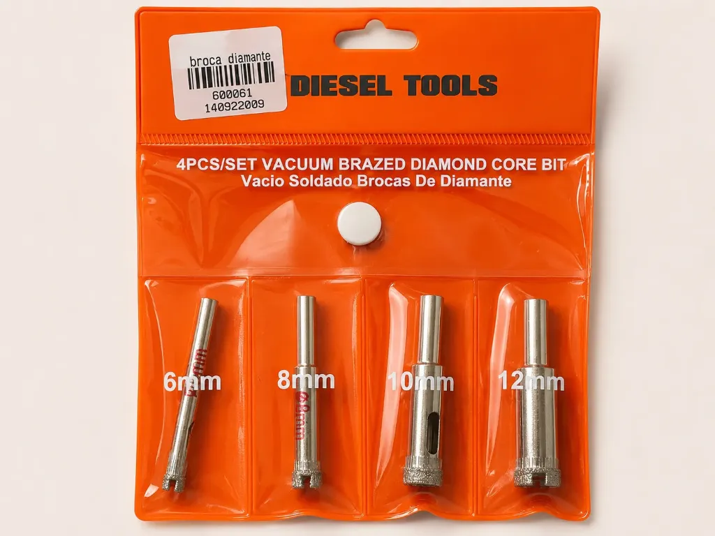 JUEGO DE BROCAS DIAMANTE VIDRIO/AZULEJO DT05-EG004 - DIESEL TOOLS