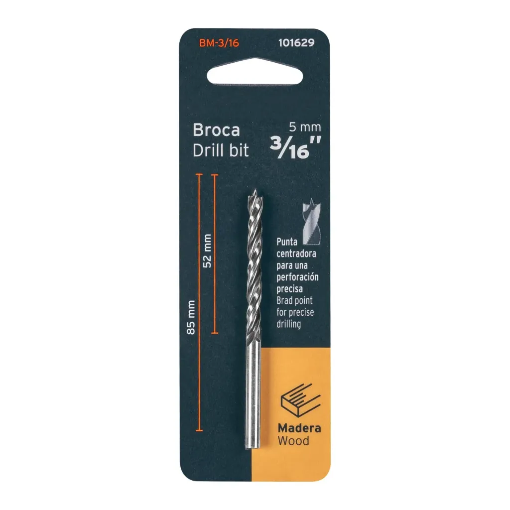 BROCA PARA MADERA 3/16" - TRUPER