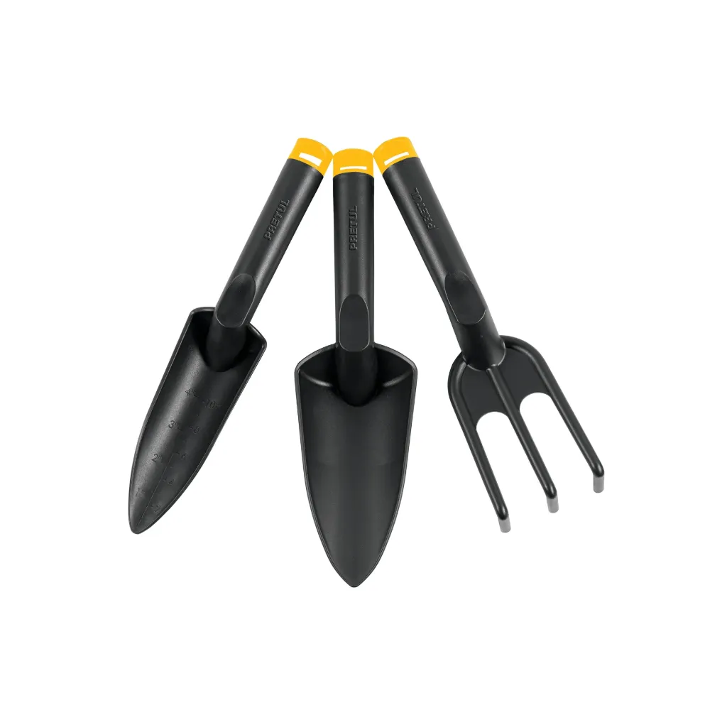 JUEGO DE HERRAMIENTAS PARA JARDIN 11" 3 PIEZAS - PRETUL