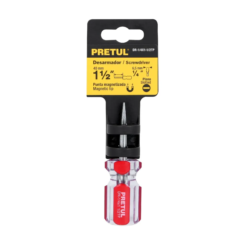 DESTORNILLADOR PUNTA PALA 1/4 X 1-1/2" - PRETUL