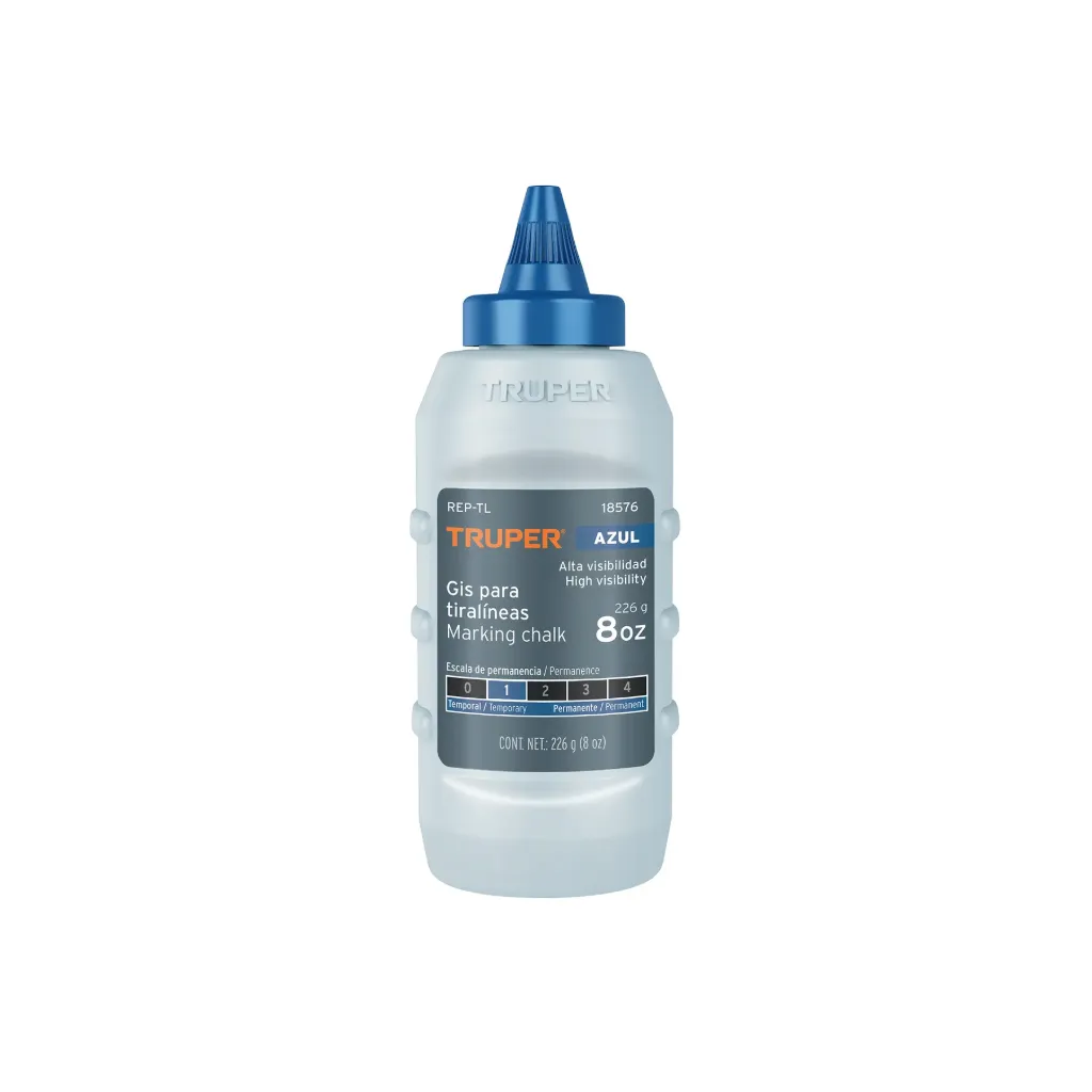 GIS AZUL TIRALINEAS ALTA VISIBILIDAD 8 OZ - TRUPER