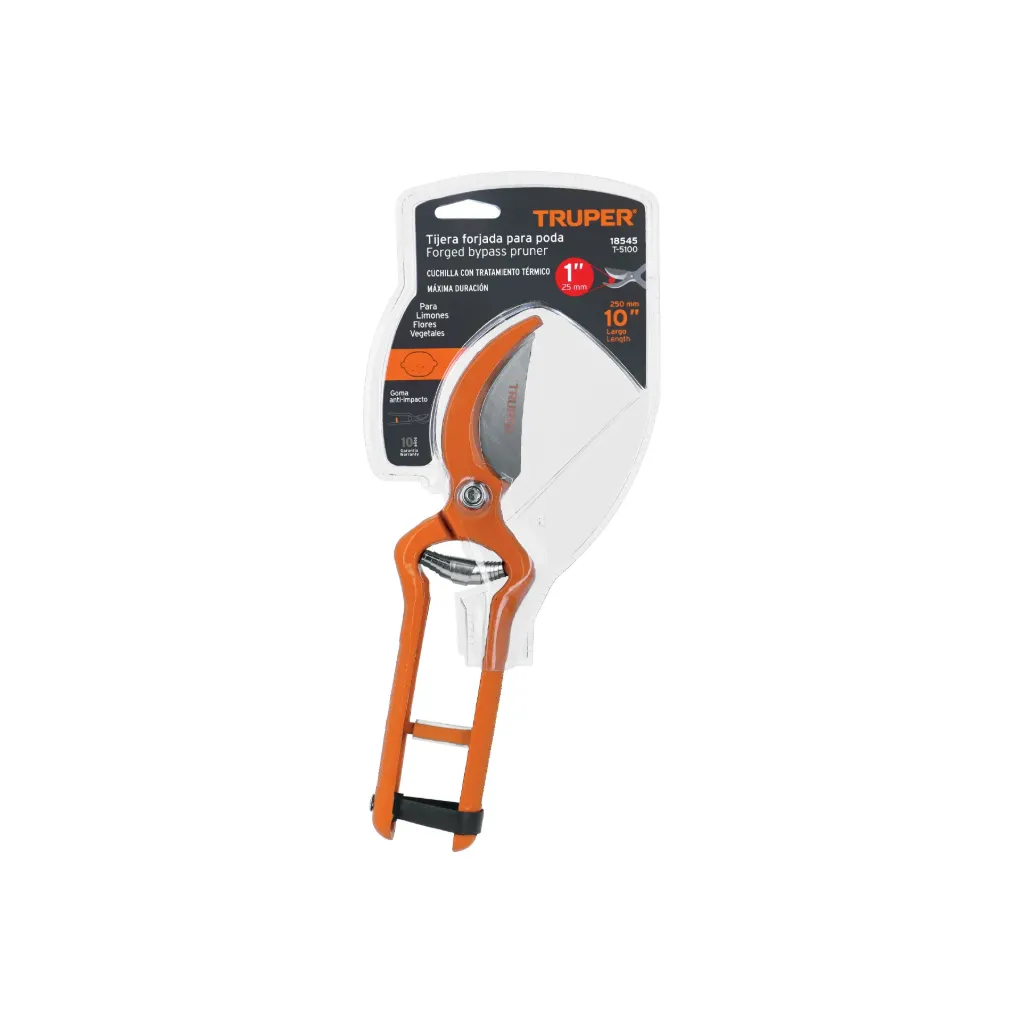 TIJERA PARA PODAR 10" FORJADA CUCHILLA DE PASO - TRUPER