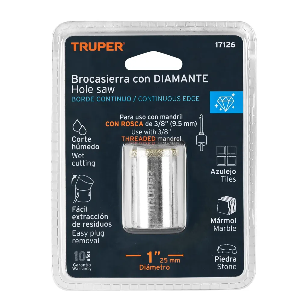 COPA SIERRA BORDE CONTINUO DIAMANTADO 1" - TRUPER