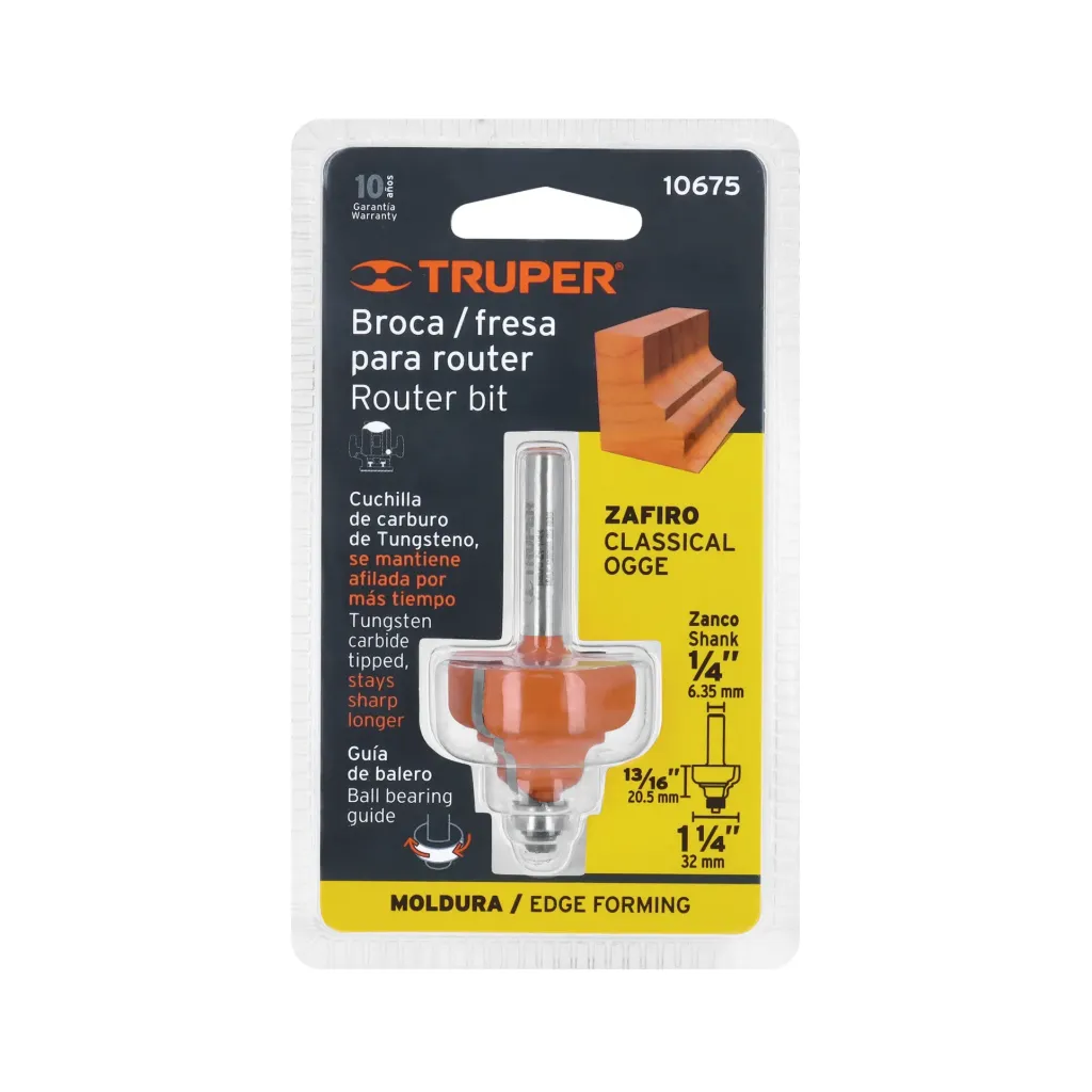 [10675] FRESA ZAFIRO 1-1/4" CON BALINERA, TRUPER