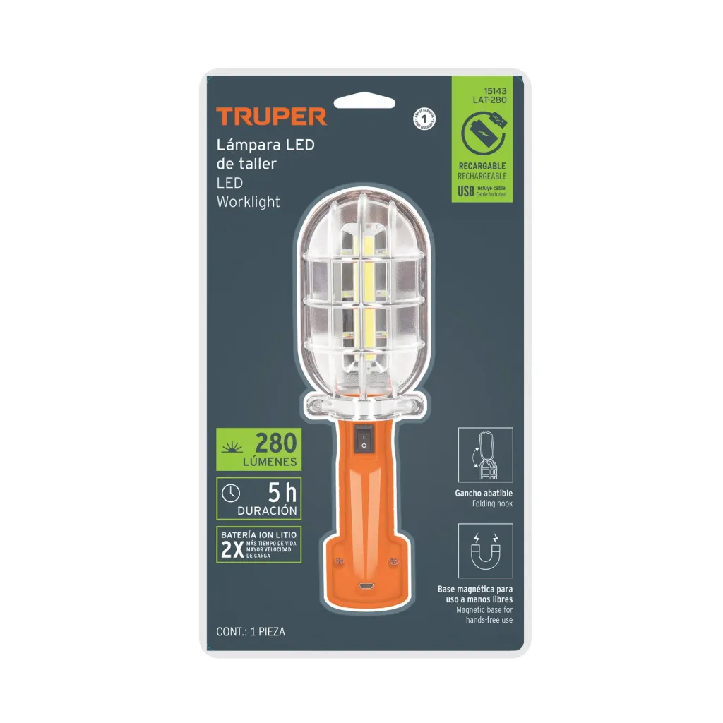 LAMPARA LED TALLER - TRUPER