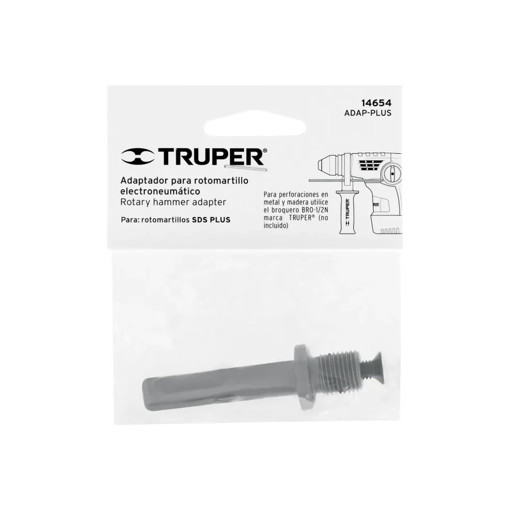 [14654] ADAPTADOR SDS PLUS A MANDRIL DE 1/2 - TRUPER