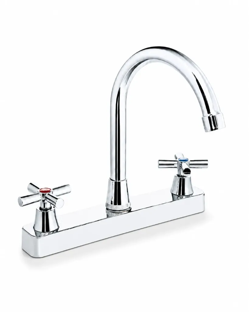 LLAVE LAVAPLATOS DOBLE FLEXIBLE CRUCETA 16162920/16161496 - UNIFER
