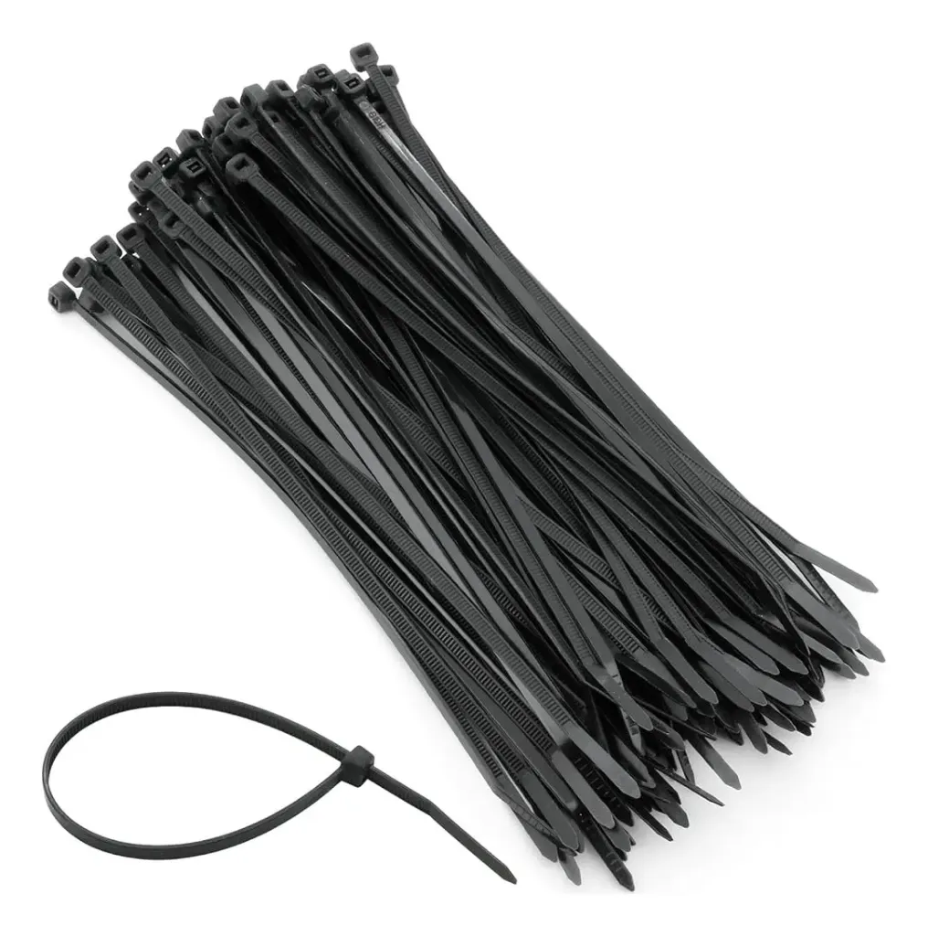 PAQUETE AMARRA NYLON 30CM X 4,8 NEGRO