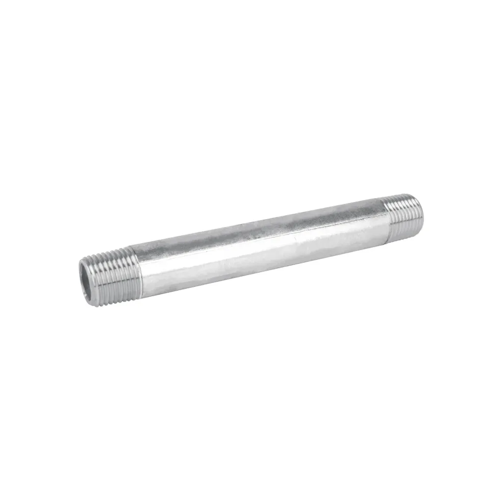 NIPLE GALVANIZADO DE 1/2 X 6"