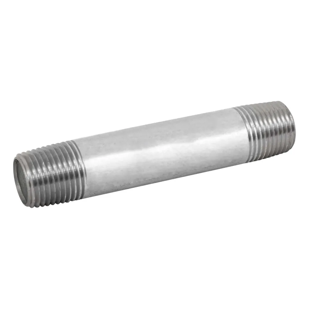 NIPLE GALVANIZADO DE 1/2 X 4"