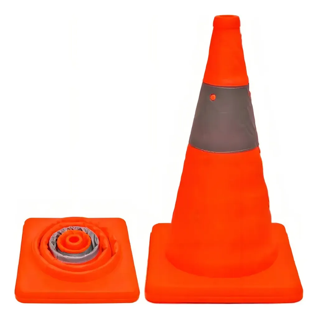 CONO PLEGABLE 50 CM NARANJA - REFLECTIVO