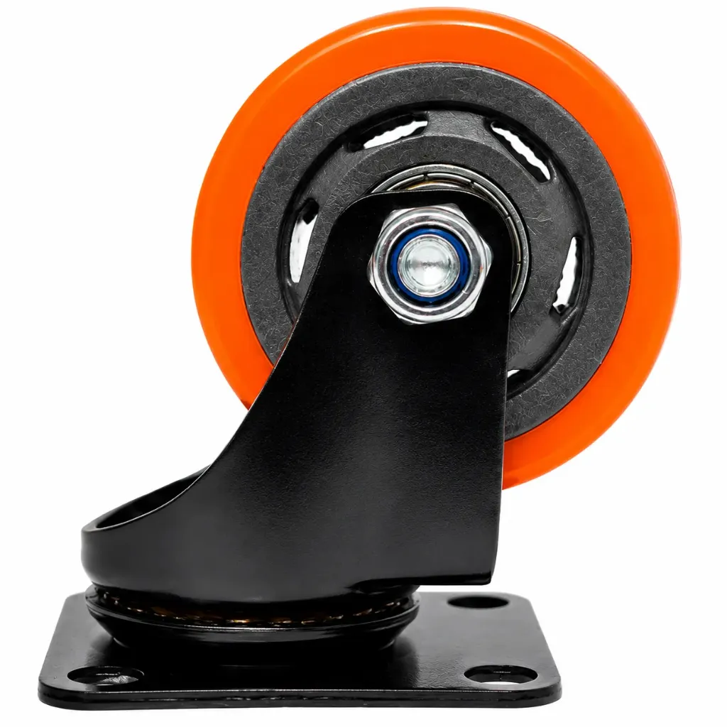 RODACHIN GIRATORIO NARANJA 3"
