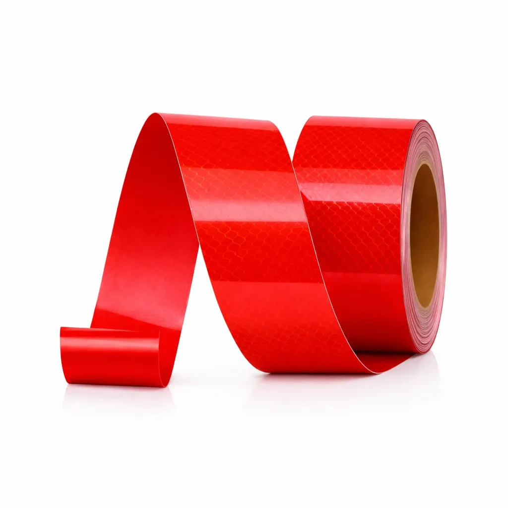 CINTA REFLECTIVA VEHICULAR ROJO X METRO