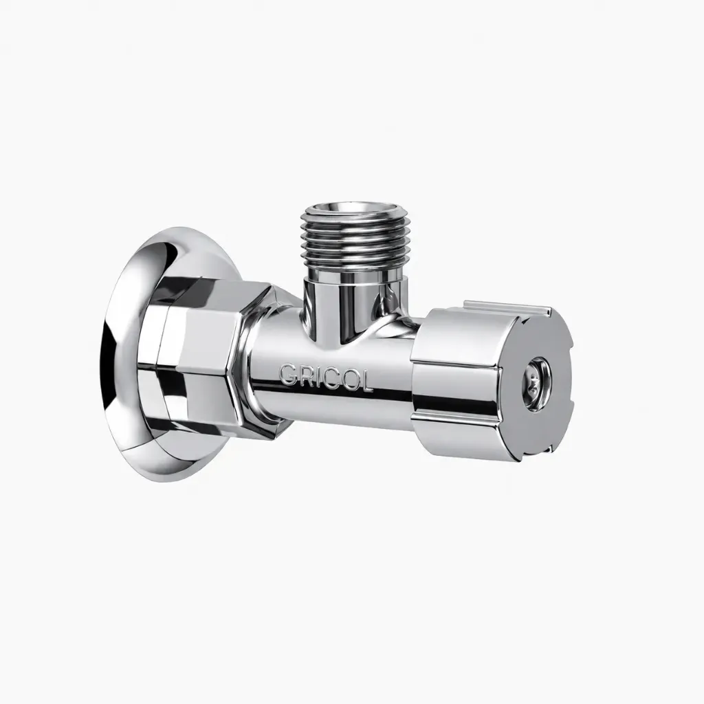 LLAVE DE REGULACION 1/4 GIRO CROMO 02-013201-11 - GRICOL
