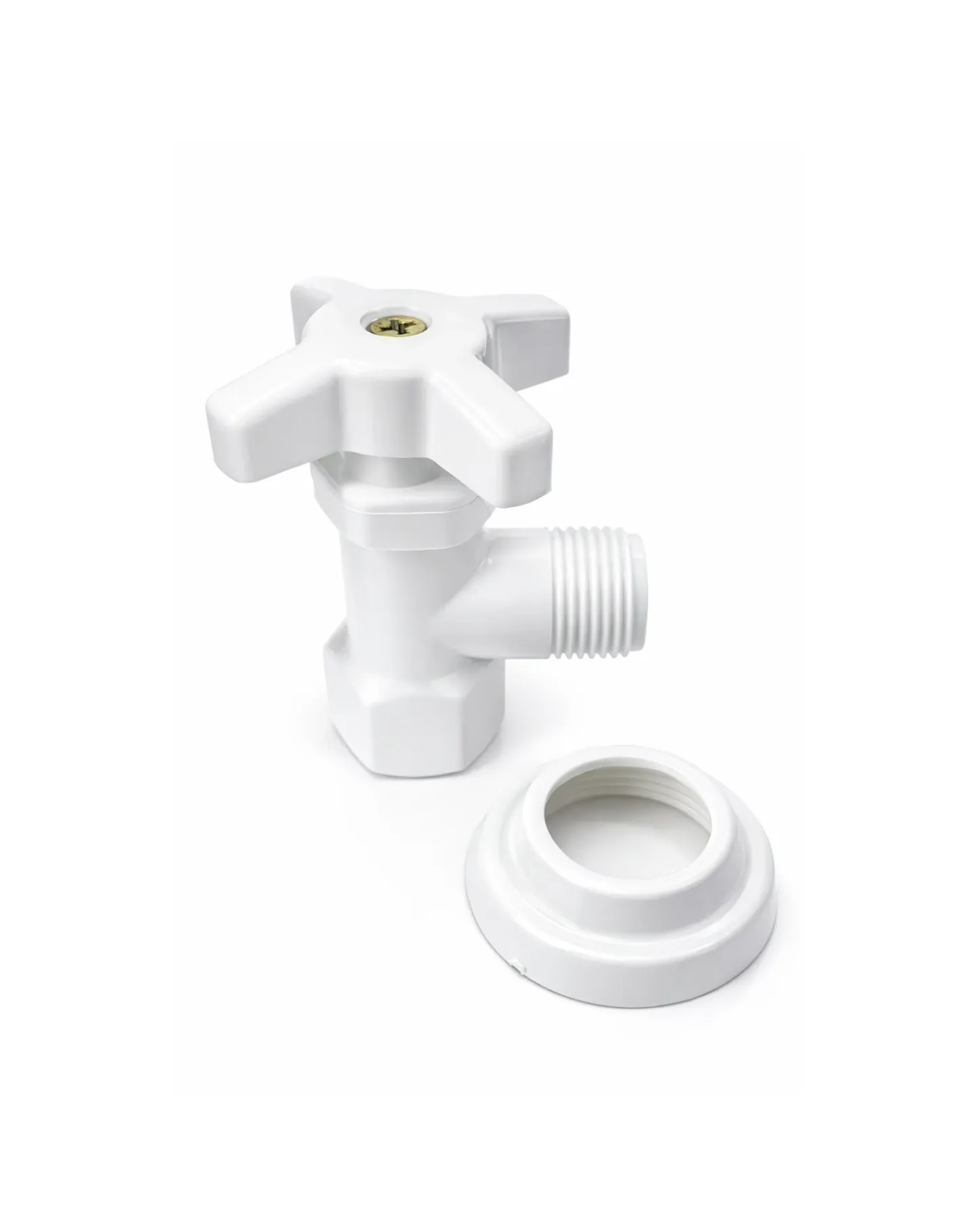 LLAVE REGULACION PLASTICA BLANCA SENCILLA 1/2" - ECO