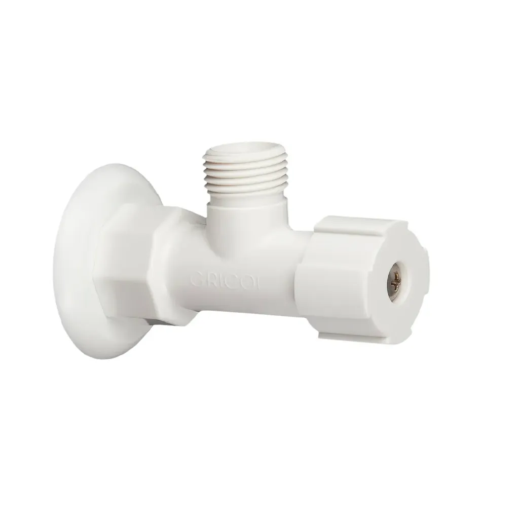 LLAVE REGULACION 1/4" GIRO BLANCA 01-3201-15 - GRICOL