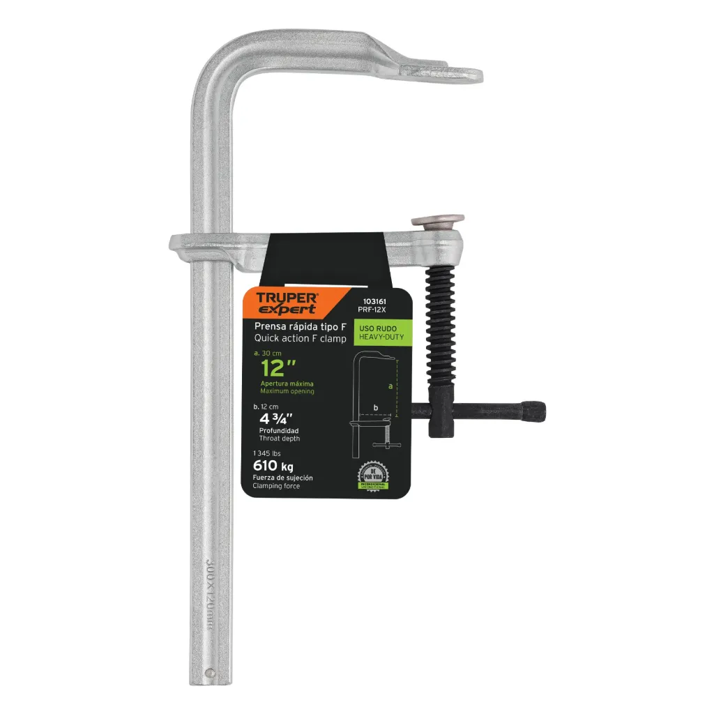 PRENSA RAPIDA TIPO F 12" - TRUPER