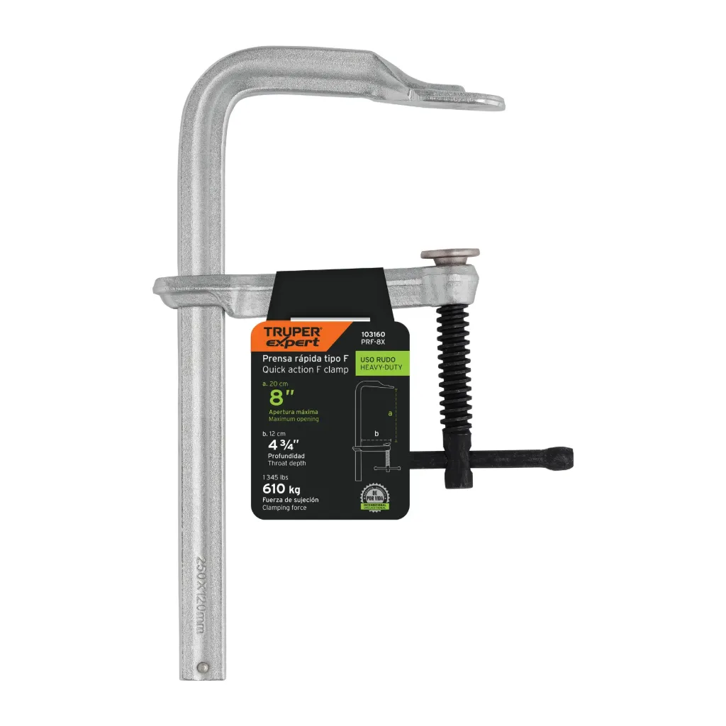 PRENSA RAPIDA TIPO F 8" - TRUPER