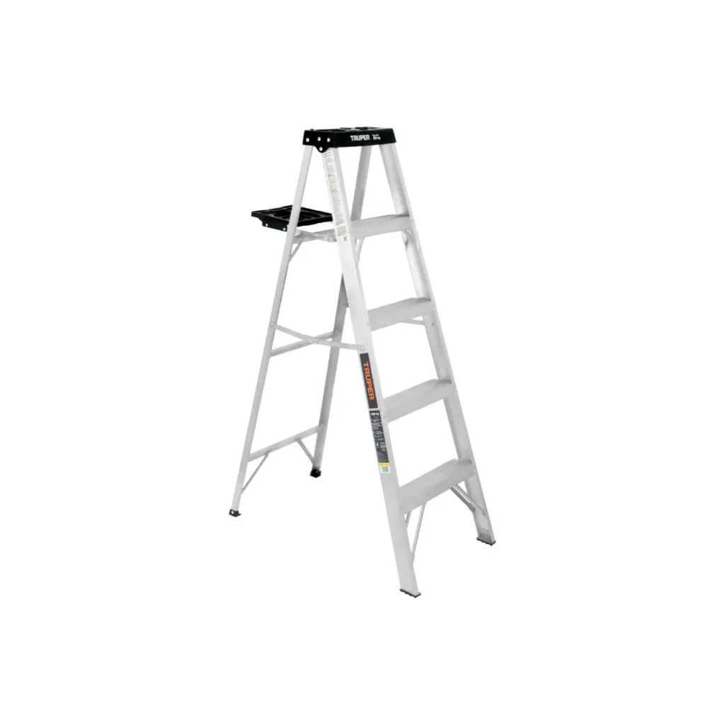 ESCALERA TIJERA TIPO III 4 PELDAÑOS Y BANDEJA 1.5 M - TRUPER