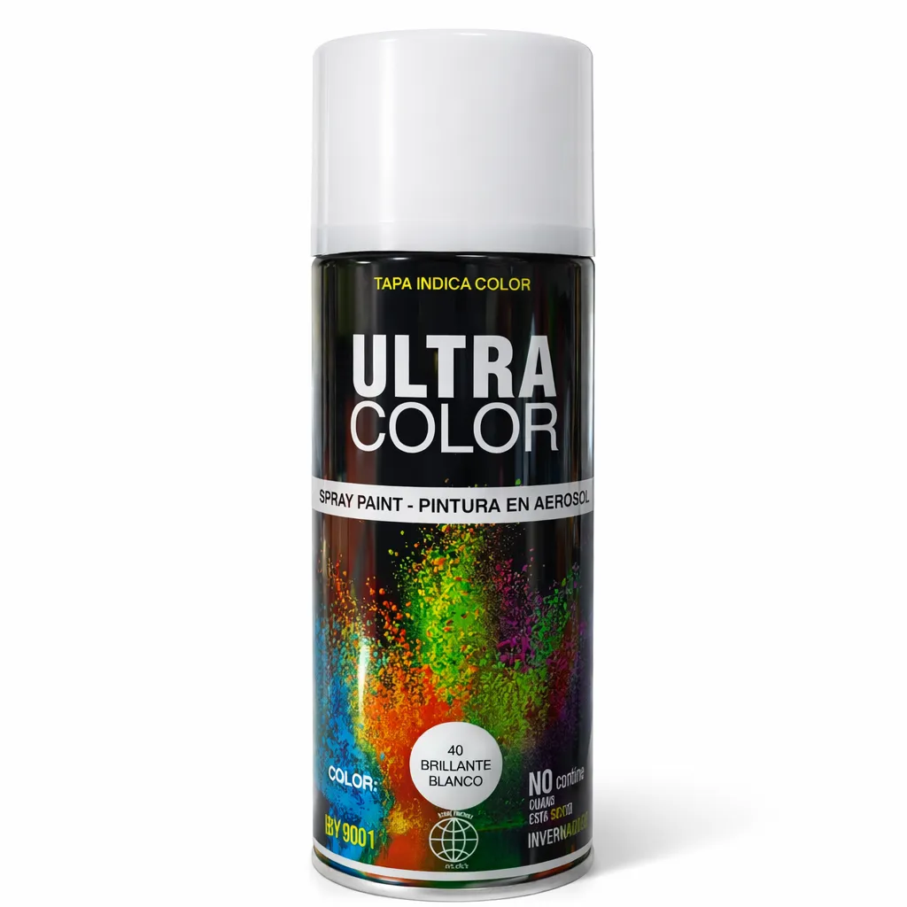 BORRAR - PINTURA EN AEROSOL TRANSPARENTE BRILLANTE 400ML - ECO