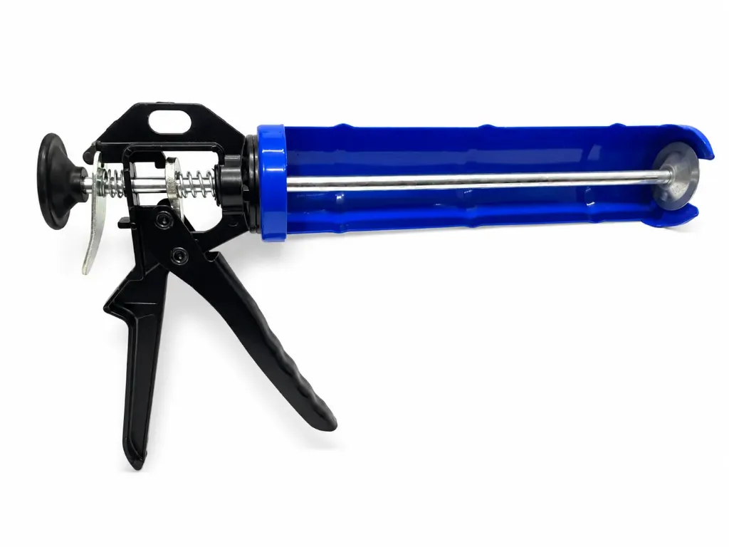 PISTOLA PARA CARTUCHO DE SILICONA AZUL MT-PIC-F