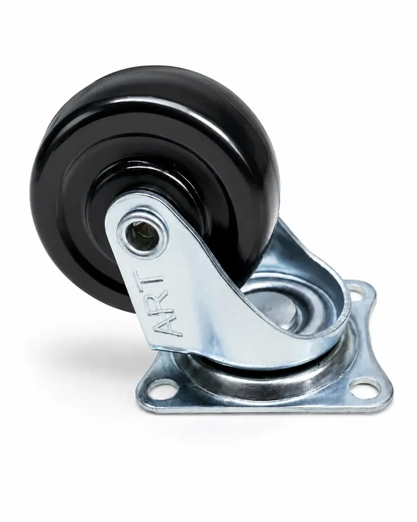 RODACHIN NEGRO ESQUINERO PLANO 1-1/2"