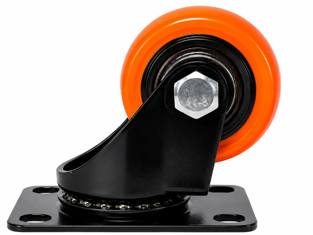 RODACHIN GIRATORIO NARANJA 2"