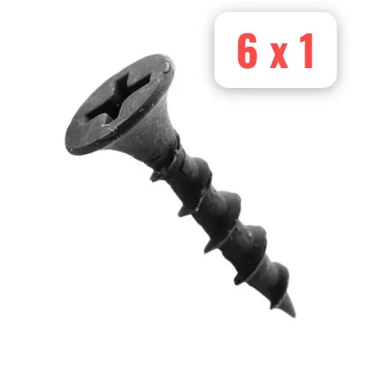 TORNILLO DRYWALL 6 X 1