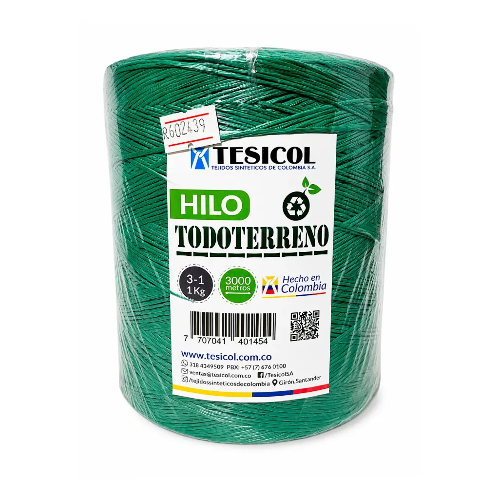 [602439] HILO VERDE ROLLO 3.000M 1KG