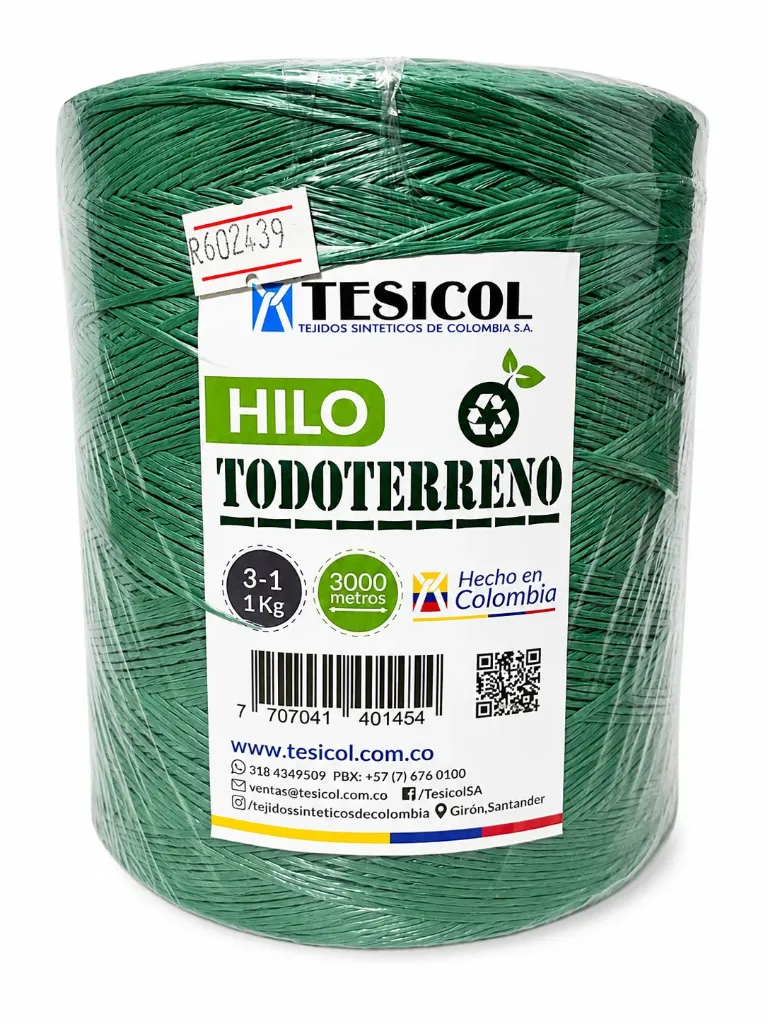 HILO VERDE ROLLO 3.000M 1KG
