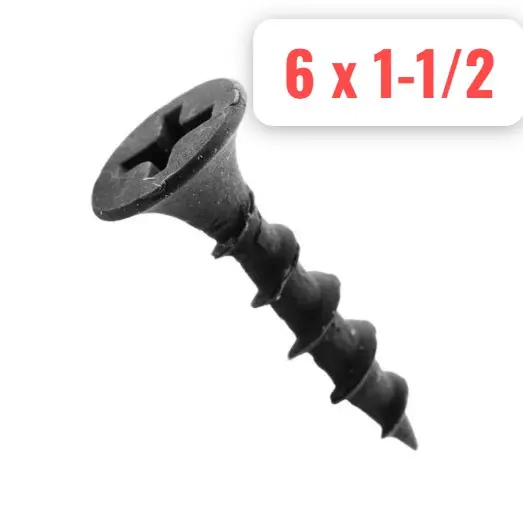 TORNILLO DRYWALL 6 X 1-1/2